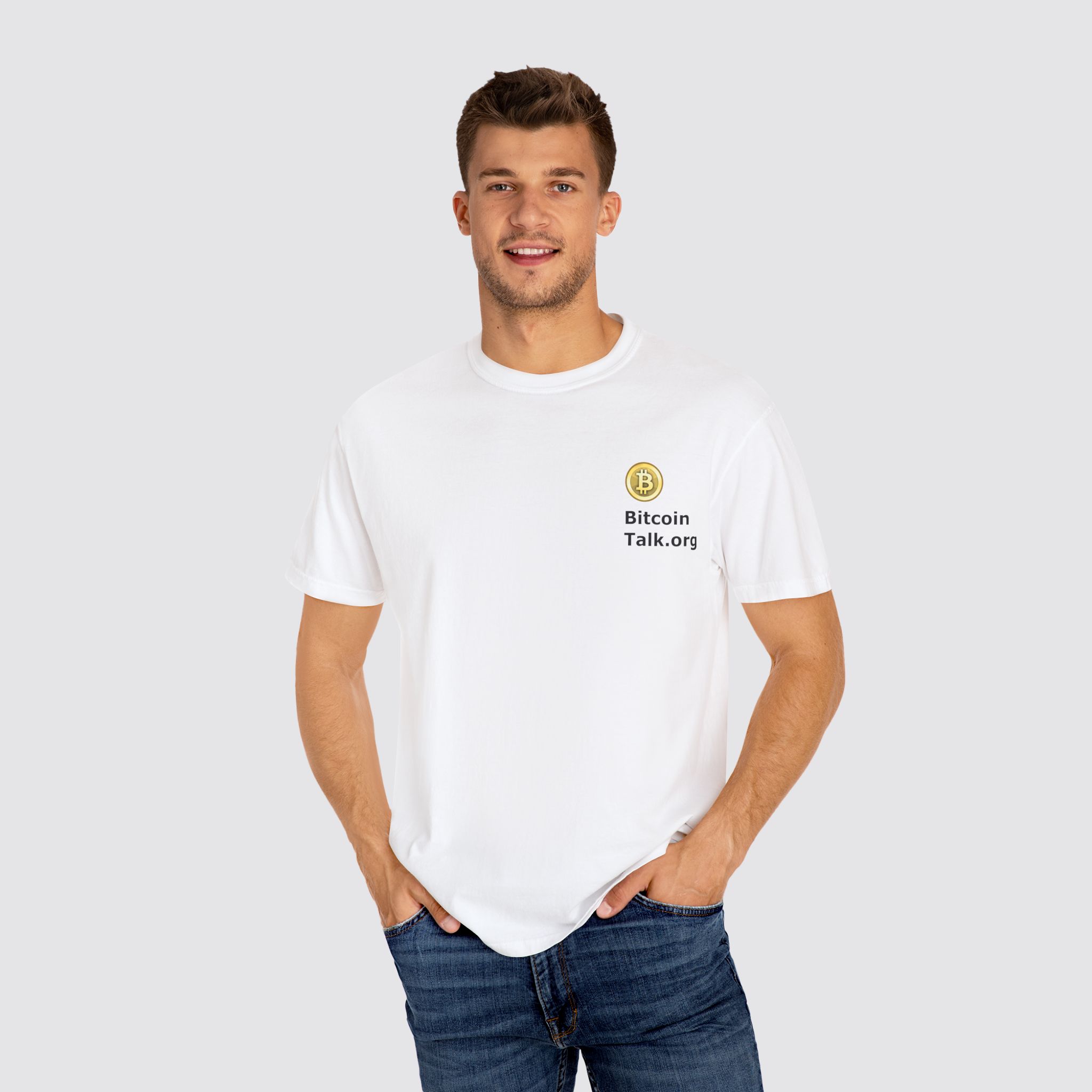 BitcoinTalk Forum – Unisex T-Shirt w/ Front & Back Logo BitcoinTalk Forum - Unisex T-Shirt w/ Front & Back Logo - Image 12