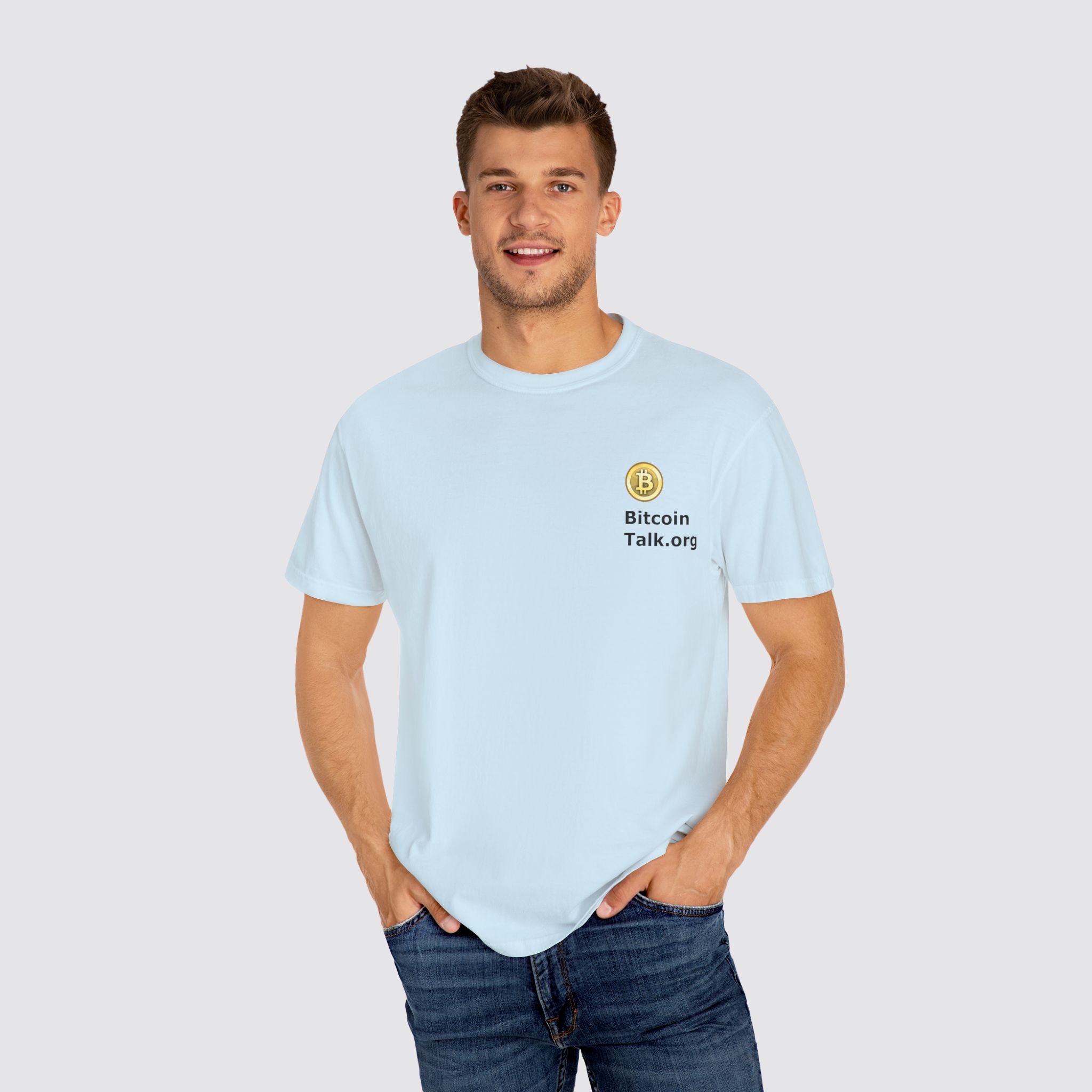 BitcoinTalk Forum – Unisex T-Shirt w/ Front & Back Logo BitcoinTalk Forum - Unisex T-Shirt w/ Front & Back Logo - Image 8