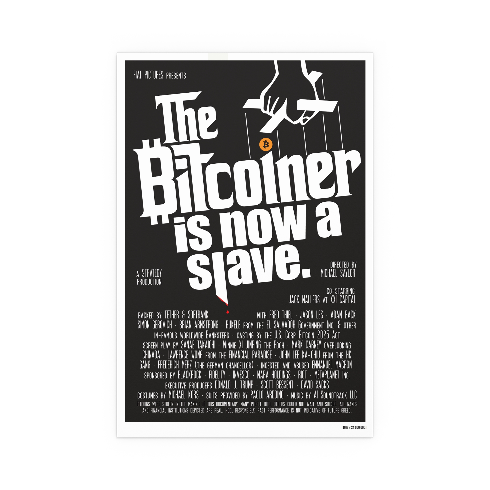 The Bitcoiner: is now a slave.