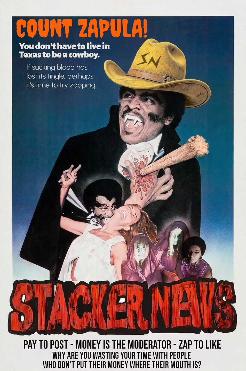 COUNT ZAPULA! Perhaps its time to try zapping COUNT ZAPULA! Perhaps its time to try zapping.