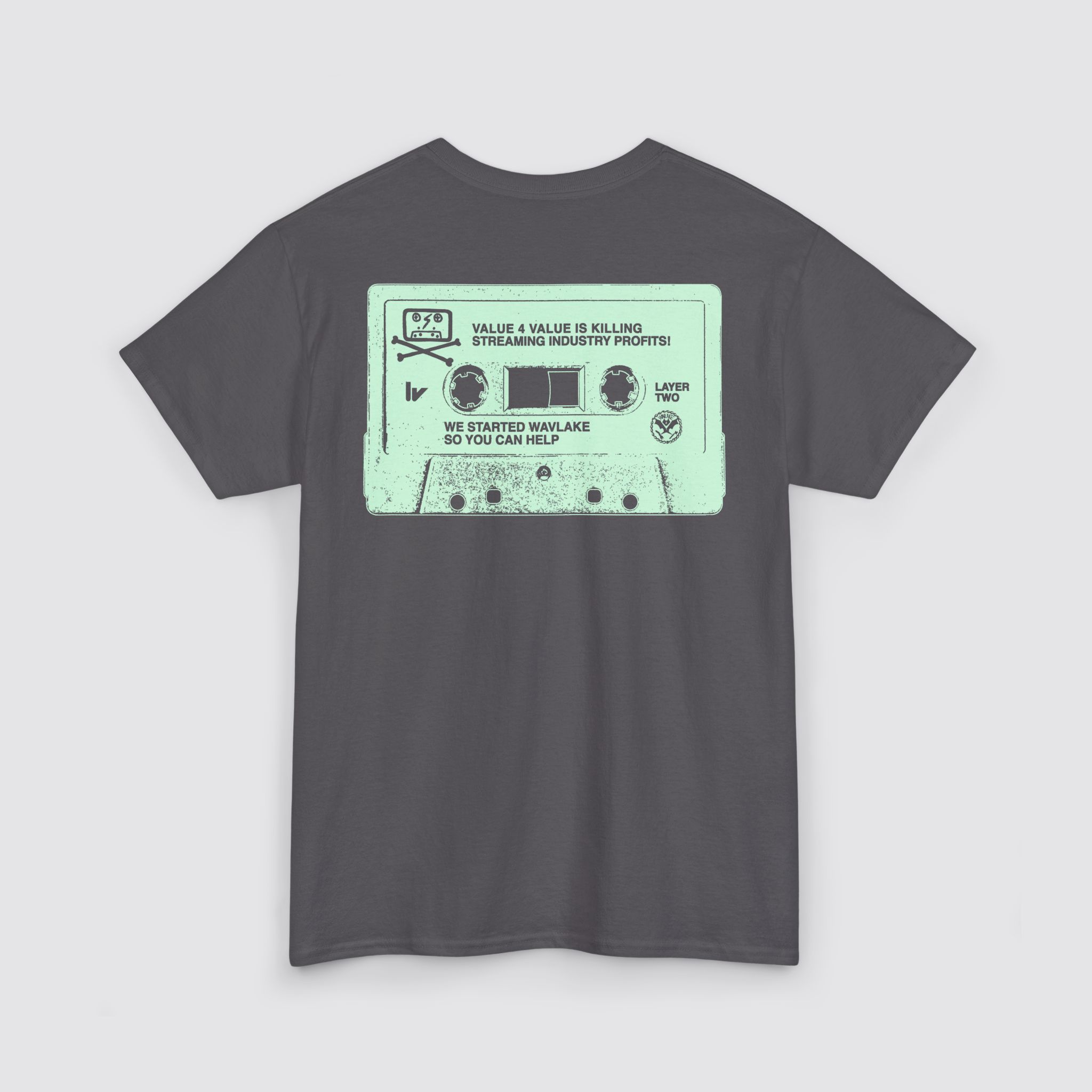 💚 🖤 🤍 🩶 WAVLAKE Mixtape Cassette Skull 💚 🖤 🤍 🩶 WAVLAKE Mixtape Cassette Skull