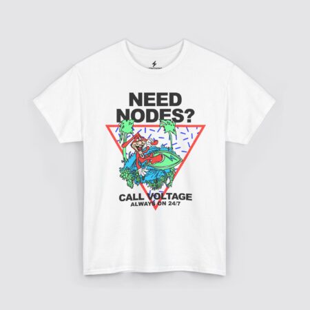 🤍 Need Nodes? Call Voltage Surf Tech Tee 🤍 Need Nodes? Call Voltage Surf Tech Tee