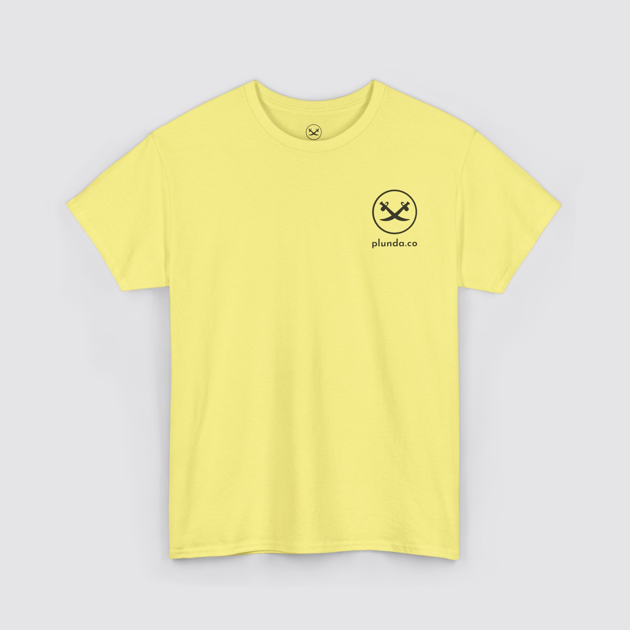 🤍 🩶 🖤 💚 💛 Plunda.co Logo Tee
